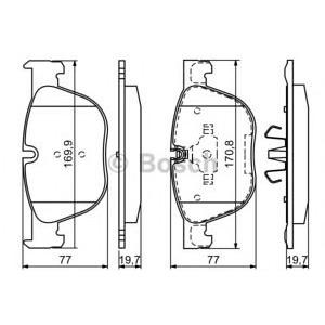 накладки BOSCH 0 986 494 191 