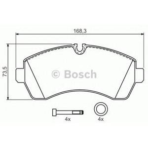 накладки BOSCH 0 986 494 194