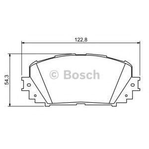 накладки BOSCH 0 986 494 196