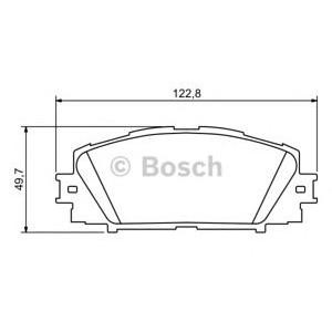 накладки BOSCH 0 986 494 198