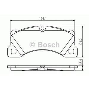 накладки BOSCH 0 986 494 206