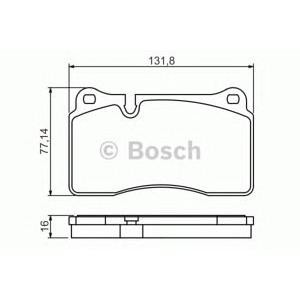 накладки BOSCH 0 986 494 207