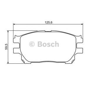 накладки BOSCH 0 986 494 212
