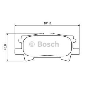 накладки BOSCH 0 986 494 224