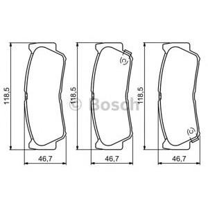 накладки BOSCH 0 986 494 230 