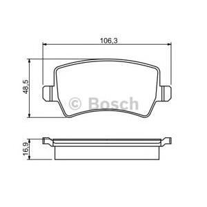 накладки BOSCH 0 986 494 248