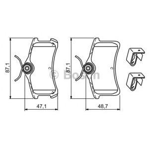накладки BOSCH 0 986 494 274