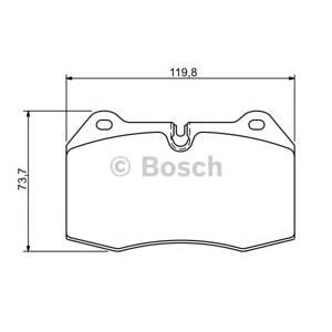 накладки BOSCH 0 986 494 282 