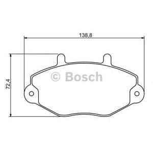 накладки BOSCH 0 986 494 289