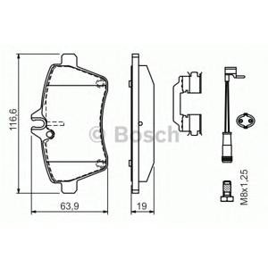 накладки BOSCH 0 986 494 290