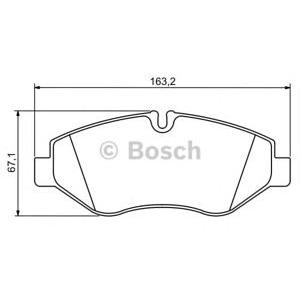 накладки BOSCH 0 986 494 293