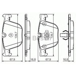 накладки BOSCH 0 986 494 294