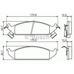 накладки BOSCH 0 986 494 313