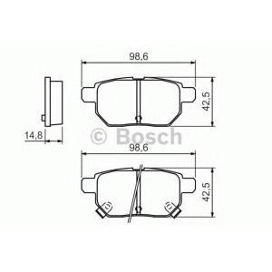 накладки BOSCH 0 986 494 328
