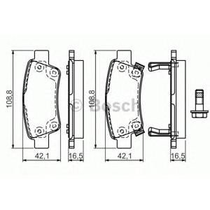 накладки BOSCH 0 986 494 329 