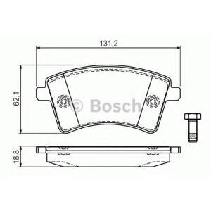 накладки BOSCH 0 986 494 332