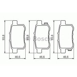 накладки BOSCH 0 986 494 338