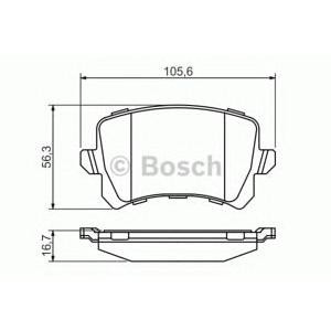 накладки BOSCH 0 986 494 344 