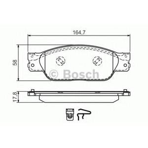 накладки BOSCH 0 986 494 355