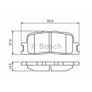 накладки BOSCH 0 986 494 359