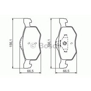 накладки BOSCH 0 986 494 361