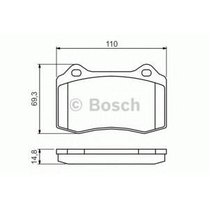 накладки BOSCH 0 986 494 393