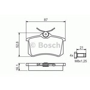 накладки BOSCH 0 986 494 399