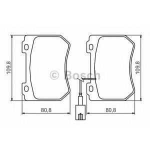 накладки BOSCH 0 986 494 402