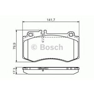 накладки BOSCH 0 986 494 405