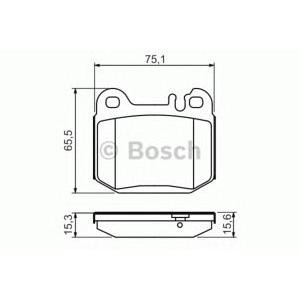 накладки BOSCH 0 986 494 410