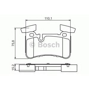 накладки BOSCH 0 986 494 411