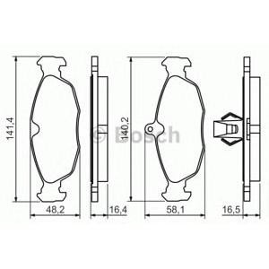накладки BOSCH 0 986 494 413