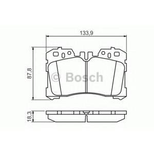 накладки BOSCH 0 986 494 423