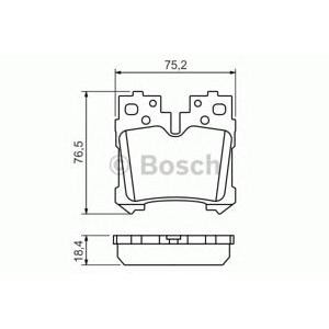 накладки BOSCH 0 986 494 424