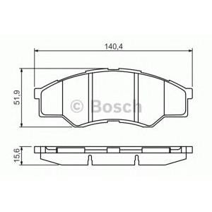 накладки BOSCH 0 986 494 425