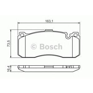 накладки BOSCH 0 986 494 428