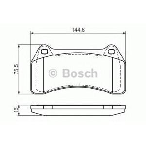 накладки BOSCH 0 986 494 448 