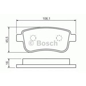 накладки BOSCH 0 986 494 452