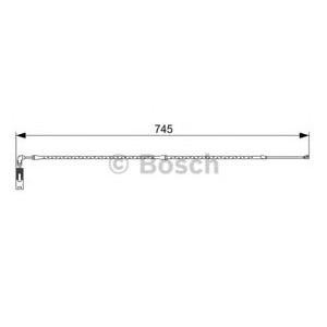 датчик, износване на накладки BOSCH 1 987 473 000