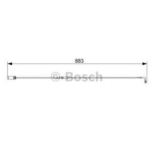 датчик, износване на накладки BOSCH 1 987 473 005