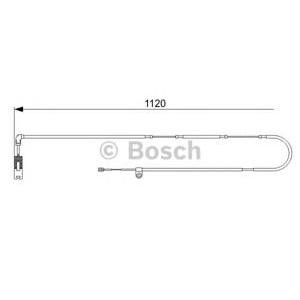 датчик, износване на накладки BOSCH 1 987 473 010 