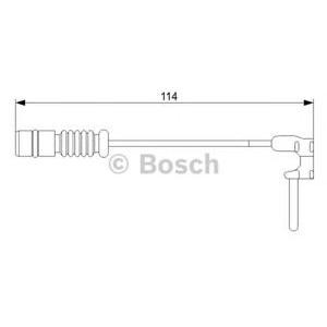 датчик, износване на накладки BOSCH 1 987 473 011