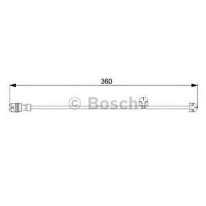 датчик, износване на накладки BOSCH 1 987 473 023 