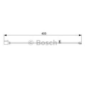 датчик, износване на накладки BOSCH 1 987 473 025