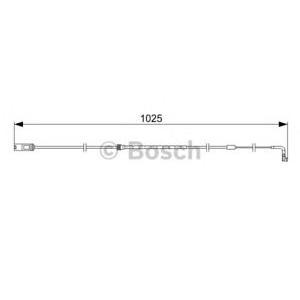 датчик, износване на накладки BOSCH 1 987 473 026