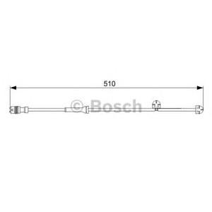 датчик, износване на накладки BOSCH 1 987 473 029