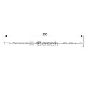 датчик, износване на накладки BOSCH 1 987 473 030 