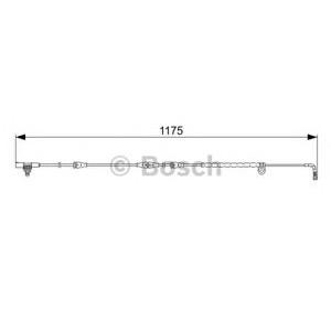 датчик, износване на накладки BOSCH 1 987 473 032