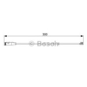 датчик, износване на накладки BOSCH 1 987 473 033 