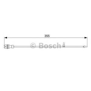 датчик, износване на накладки BOSCH 1 987 473 034 